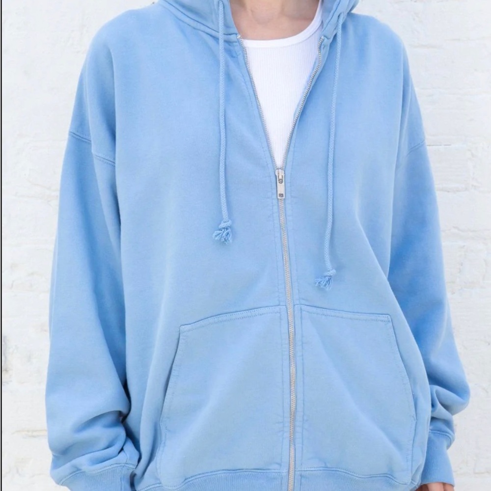 Brandy Melville sky blue christy oversized hoodie